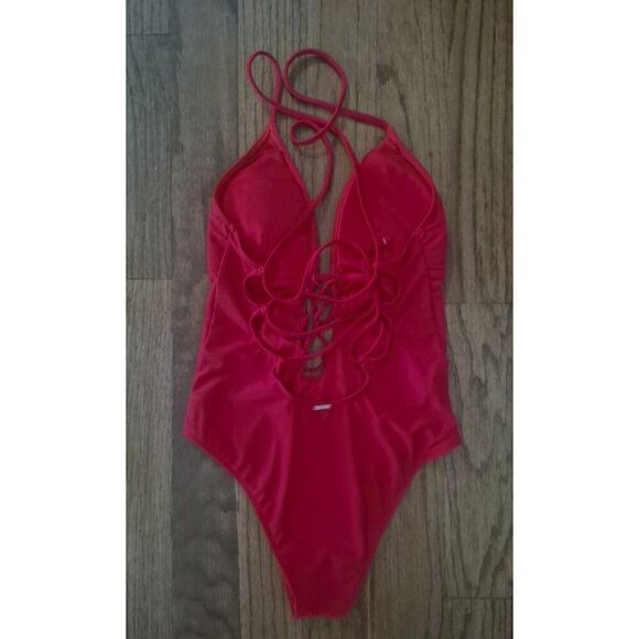 Abercrombie & Fitch Strappy High-cut One-piece Swimsuit Women's Size XS - Picture 2 of 3